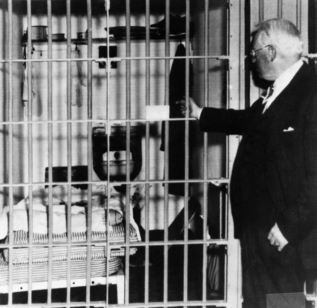 La celda de Al Capone en Alcatraz.